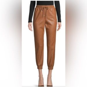 Leather Jogger